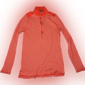 Ralph Lauren Red and White Long Sleeve Shirt